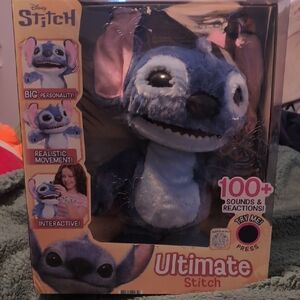 Disney Stitch Ultimate Plush with Blue and Pink Accents